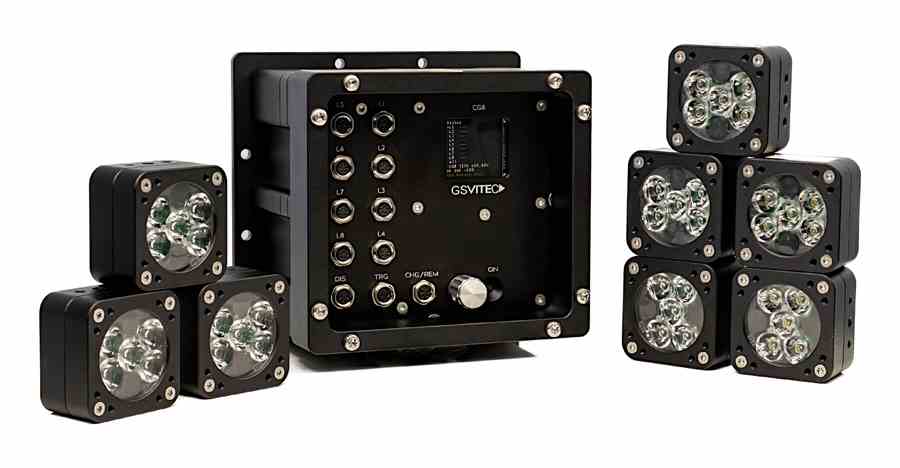 MultiLED CG8 - Professional High G LED lighting for High Speed Photography